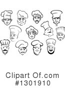 Chef Clipart #1301910 by Vector Tradition SM