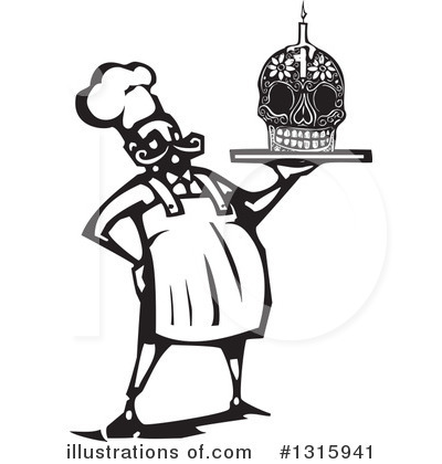 Royalty-Free (RF) Chef Clipart Illustration by xunantunich - Stock Sample #1315941