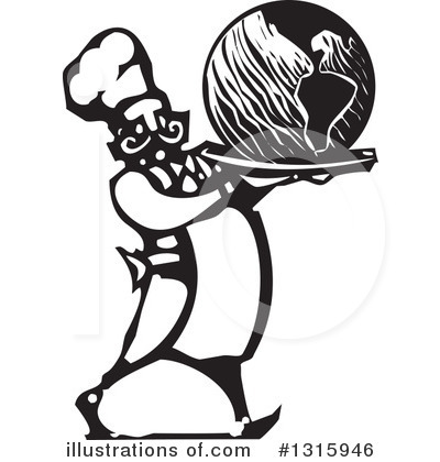 Royalty-Free (RF) Chef Clipart Illustration by xunantunich - Stock Sample #1315946