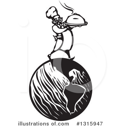 Royalty-Free (RF) Chef Clipart Illustration by xunantunich - Stock Sample #1315947