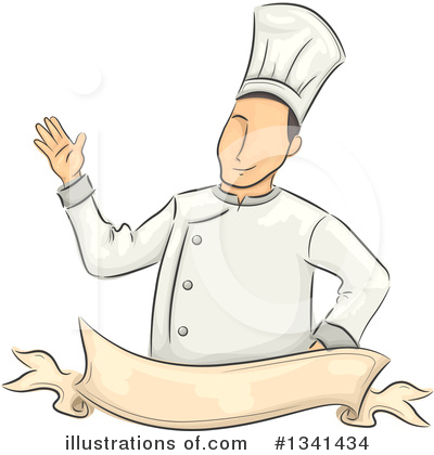 Royalty-Free (RF) Chef Clipart Illustration by BNP Design Studio - Stock Sample #1341434