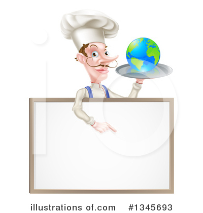 Royalty-Free (RF) Chef Clipart Illustration by AtStockIllustration - Stock Sample #1345693