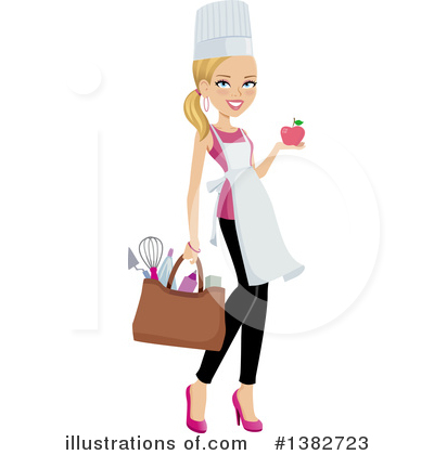 Royalty-Free (RF) Chef Clipart Illustration by Monica - Stock Sample #1382723