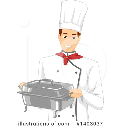 Royalty-Free (RF) Chef Clipart Illustration by BNP Design Studio - Stock Sample #1403037