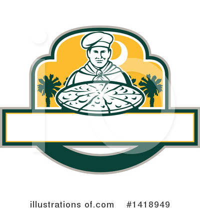 Royalty-Free (RF) Chef Clipart Illustration by patrimonio - Stock Sample #1418949