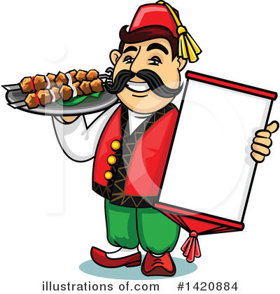 Royalty-Free (RF) Chef Clipart Illustration by Vector Tradition SM - Stock Sample #1420884
