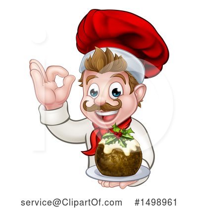 Christmas Pudding Clipart #1498961 by AtStockIllustration