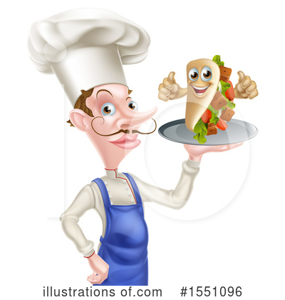 Souvlaki Kebab Clipart #1551096 by AtStockIllustration