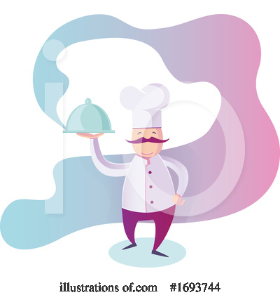 Royalty-Free (RF) Chef Clipart Illustration by Domenico Condello - Stock Sample #1693744