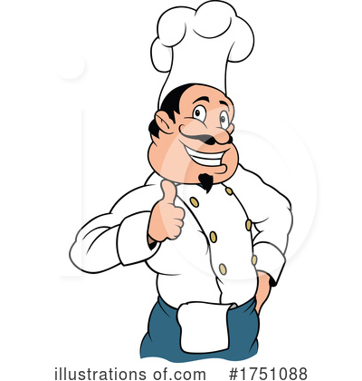 Royalty-Free (RF) Chef Clipart Illustration by dero - Stock Sample #1751088