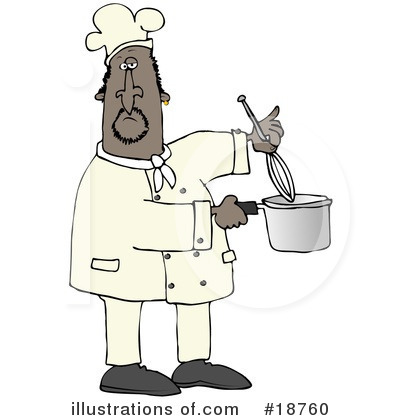 Royalty-Free (RF) Chef Clipart Illustration by djart - Stock Sample #18760