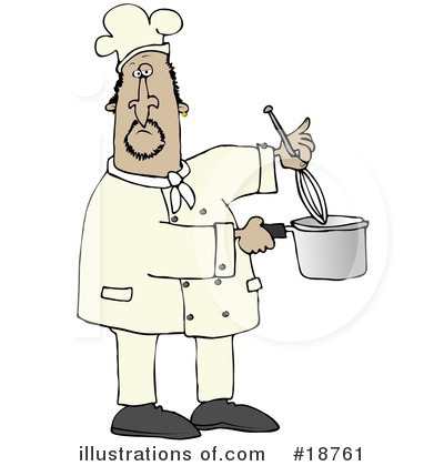 Royalty-Free (RF) Chef Clipart Illustration by djart - Stock Sample #18761