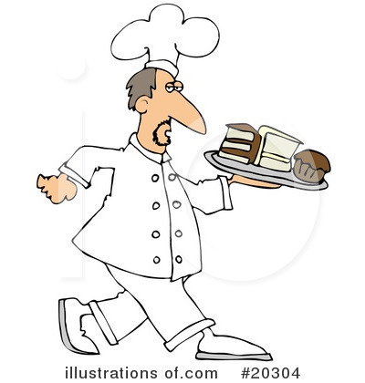 Royalty-Free (RF) Chef Clipart Illustration by djart - Stock Sample #20304