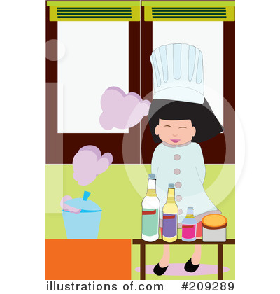 Royalty-Free (RF) Chef Clipart Illustration by mayawizard101 - Stock Sample #209289