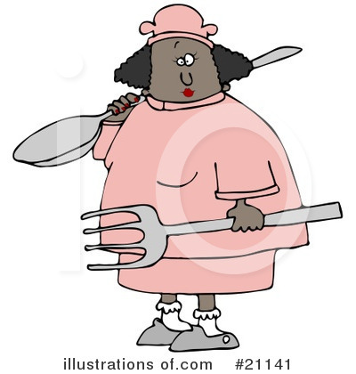 Royalty-Free (RF) Chef Clipart Illustration by djart - Stock Sample #21141