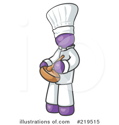 Royalty-Free (RF) Chef Clipart Illustration by Leo Blanchette - Stock Sample #219515