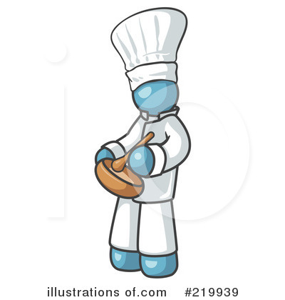 Royalty-Free (RF) Chef Clipart Illustration by Leo Blanchette - Stock Sample #219939