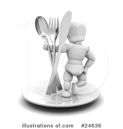Royalty-Free (RF) Chef Clipart Illustration by KJ Pargeter - Stock Sample #24636