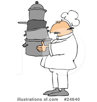 Royalty-Free (RF) Chef Clipart Illustration by djart - Stock Sample #24640