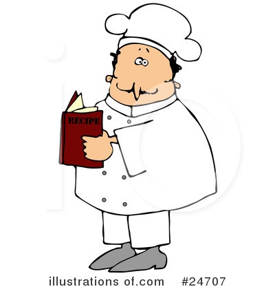 Royalty-Free (RF) Chef Clipart Illustration by djart - Stock Sample #24707