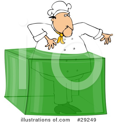 Royalty-Free (RF) Chef Clipart Illustration by djart - Stock Sample #29249