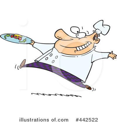 Royalty-Free (RF) Chef Clipart Illustration by toonaday - Stock Sample #442522