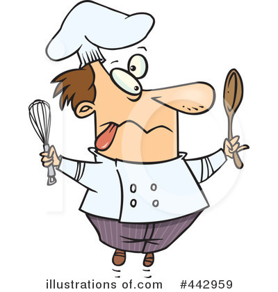 Royalty-Free (RF) Chef Clipart Illustration by toonaday - Stock Sample #442959