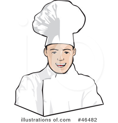 Royalty-Free (RF) Chef Clipart Illustration by David Rey - Stock Sample #46482
