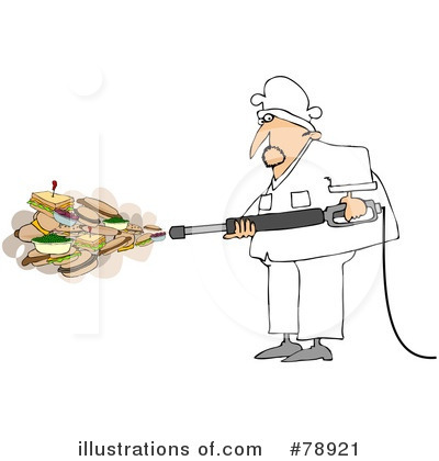 Royalty-Free (RF) Chef Clipart Illustration by djart - Stock Sample #78921