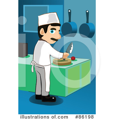 Royalty-Free (RF) Chef Clipart Illustration by mayawizard101 - Stock Sample #86198