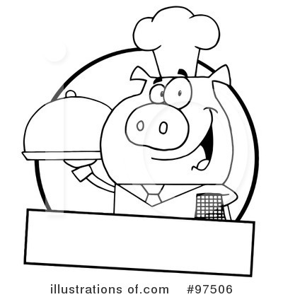 Waiter Clipart #97506 by Hit Toon