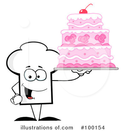 Royalty-Free (RF) Chef Hat Clipart Illustration by Hit Toon - Stock Sample #100154