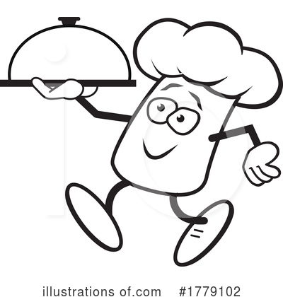 Chef Hat Mascot Clipart #1779102 by Johnny Sajem