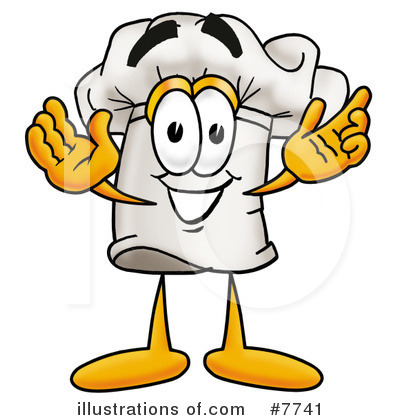 Chefs Hat Clipart #7741 by Mascot Junction