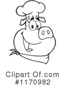 Chef Pig Clipart #1170982 by Hit Toon