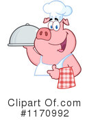 Chef Pig Clipart #1170992 by Hit Toon