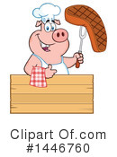 Chef Pig Clipart #1446760 by Hit Toon