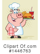 Chef Pig Clipart #1446763 by Hit Toon