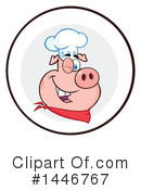 Chef Pig Clipart #1446767 by Hit Toon