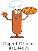 Chef Sausage Clipart #1294073 by Hit Toon