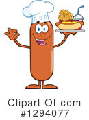 Chef Sausage Clipart #1294077 by Hit Toon
