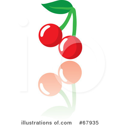 Royalty-Free (RF) Cherries Clipart Illustration by Rosie Piter - Stock Sample #67935