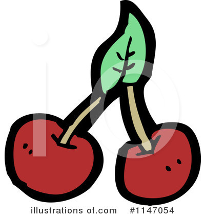 Royalty-Free (RF) Cherry Clipart Illustration by lineartestpilot - Stock Sample #1147054
