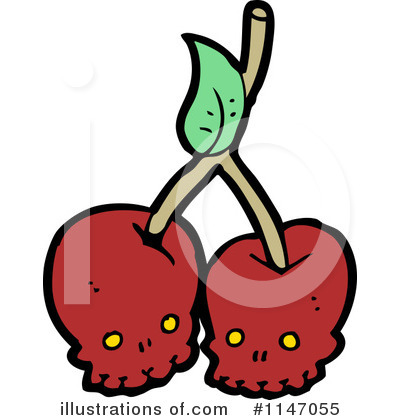 Royalty-Free (RF) Cherry Clipart Illustration by lineartestpilot - Stock Sample #1147055