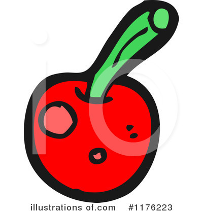 Royalty-Free (RF) Cherry Clipart Illustration by lineartestpilot - Stock Sample #1176223