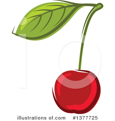 Royalty-Free (RF) Cherry Clipart Illustration by Vector Tradition SM - Stock Sample #1377725
