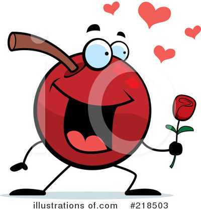 Royalty-Free (RF) Cherry Clipart Illustration by Cory Thoman - Stock Sample #218503