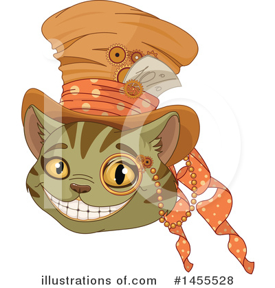 Royalty-Free (RF) Cheshire Cat Clipart Illustration by Pushkin - Stock Sample #1455528