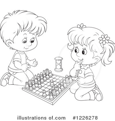 Royalty-Free (RF) Chess Clipart Illustration by Alex Bannykh - Stock Sample #1226278