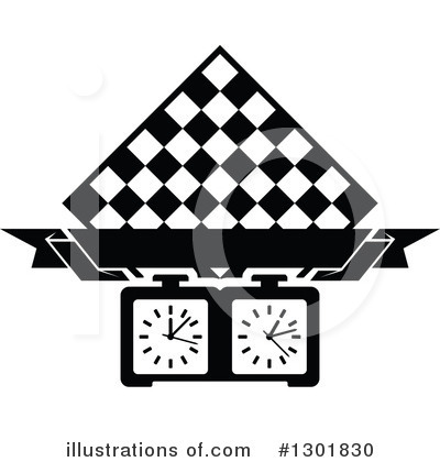 Chess Board Clipart #1301830 by Vector Tradition SM